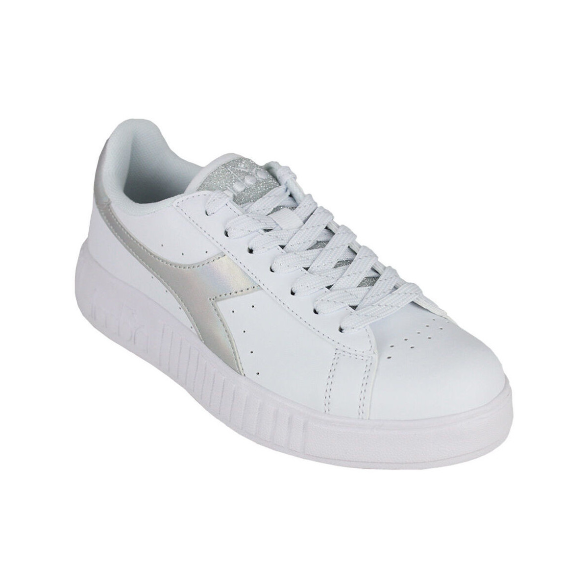 Pantofi Femei Sneakers Diadora 101.174366 01 C6103 White/Silver Argintiu