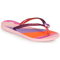 Pantofi Fete  Flip-Flops Havaianas KIDS SLIM GLITTER II Roz
