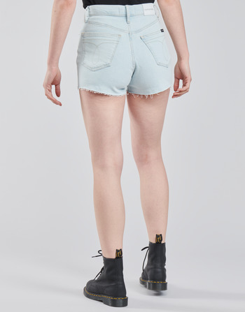 Calvin Klein Jeans HIGH RISE SHORT Albastru / LuminoasĂ