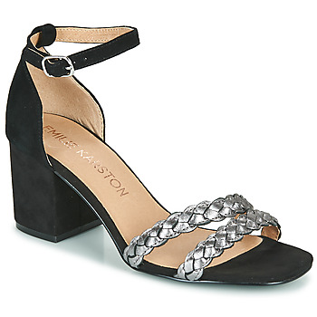 Pantofi Femei Sandale
 Karston POMELOS Negru / Argintiu