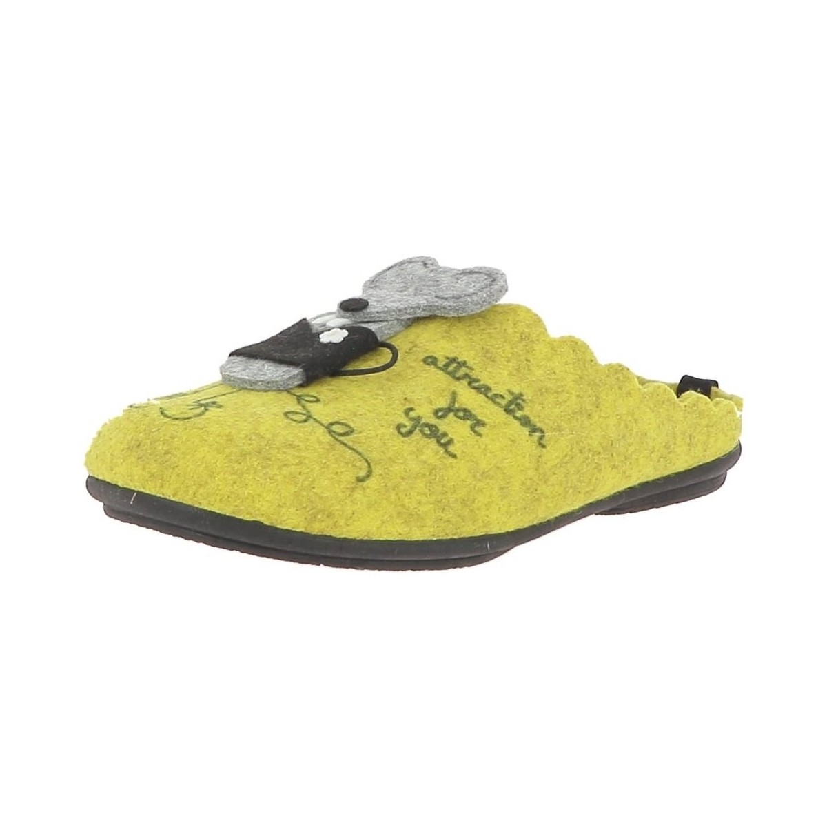 Pantofi Femei Papuci de vară La Maison De L'espadrille SOURIS galben