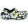 Pantofi Femei Saboti Crocs CLASSIC VACAY VIBES CLOG Negru / Alb / Galben