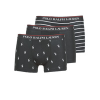 Lenjerie intimă Bărbați Boxeri Polo Ralph Lauren CLASSIC TRUNK X3 Negru / Alb / Negru