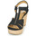 Pantofi Femei Sandale MICHAEL Michael Kors BERKLEY WEDGE Negru