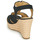 Pantofi Femei Sandale MICHAEL Michael Kors BERKLEY WEDGE Negru