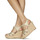 Pantofi Femei Sandale MICHAEL Michael Kors BERKLEY WEDGE Auriu
