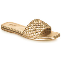 Pantofi Femei Papuci de vară MICHAEL Michael Kors AMELIA FLAT SANDAL Auriu