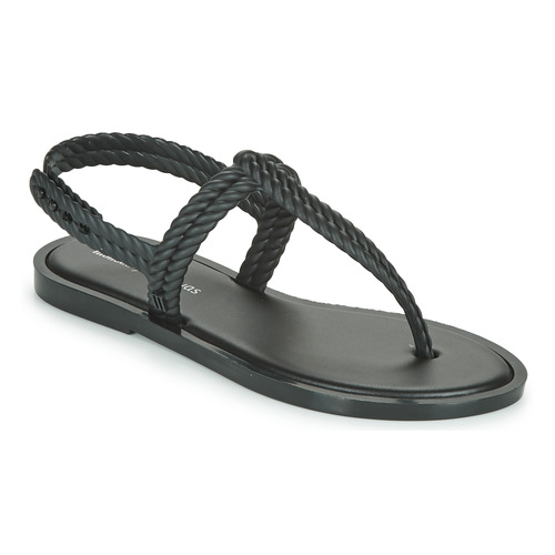 Pantofi Femei  Flip-Flops Melissa FLASH SANDAL + SALINAS Negru