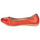 Pantofi Femei Balerin și Balerini cu curea Dream in Green NERLINGO Roșu