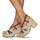 Pantofi Femei Sandale Menbur BALMUCCIA Negru / Alb