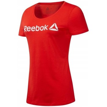 Îmbracaminte Femei Tricouri mânecă scurtă Reebok Sport D Linear Read Scoop roșu