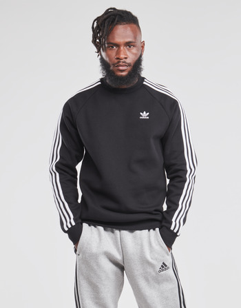 Îmbracaminte Bărbați Hanorace  adidas Originals 3-STRIPES CREW Negru