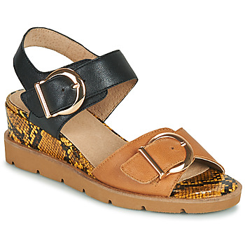 Pantofi Femei Sandale
 Sweet ETOXYS Negru / Camel