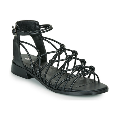 Pantofi Femei Sandale The Divine Factory LS1793H Negru