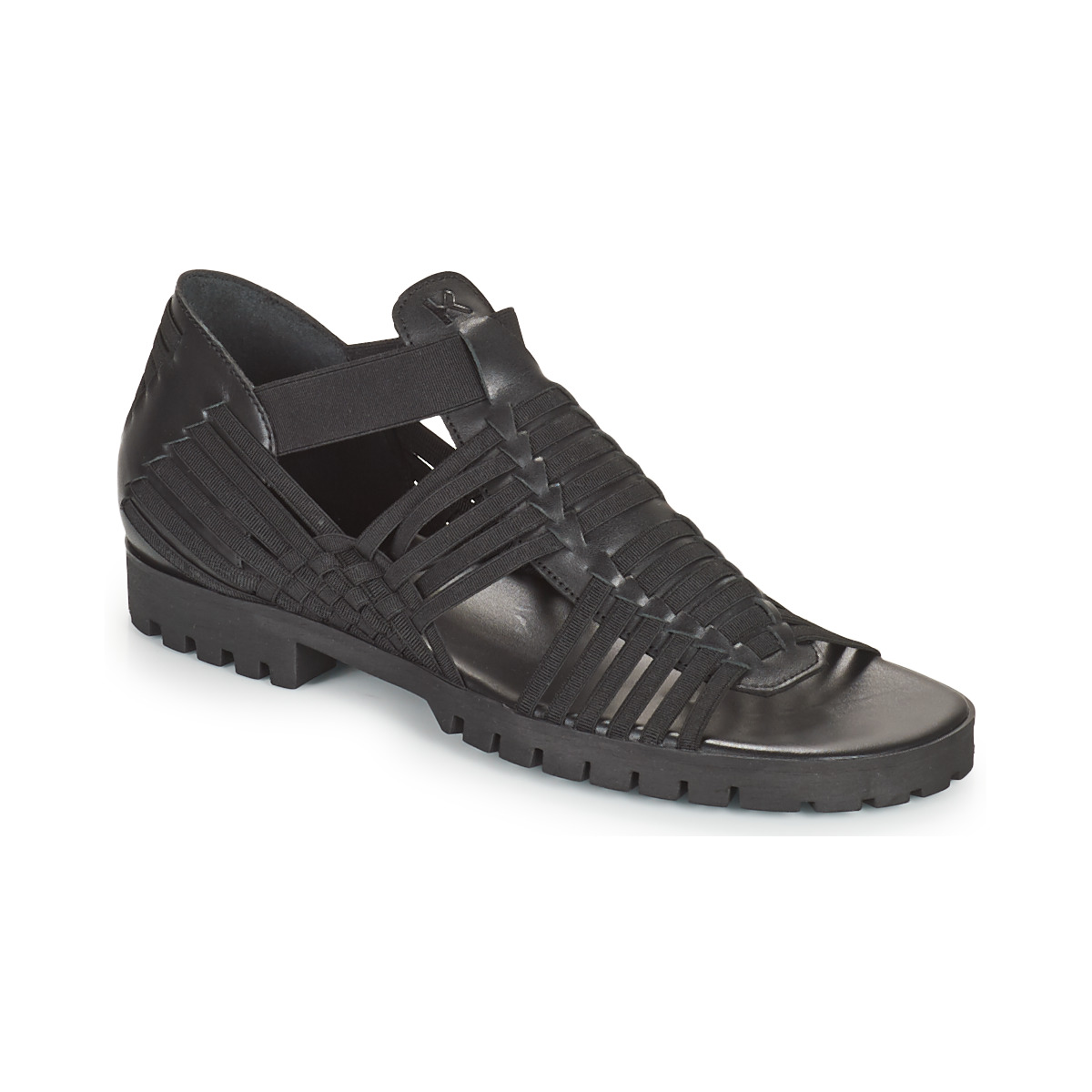 Pantofi Femei Sandale Kenzo GREEK FLAT SANDALS Negru