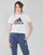 Îmbracaminte Femei Tricouri mânecă scurtă Adidas Sportswear W BL T Alb