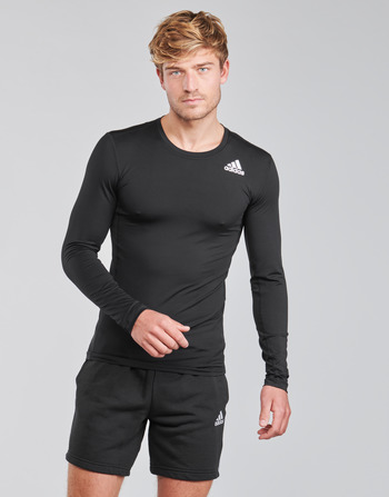 Îmbracaminte Bărbați Tricouri cu mânecă lungă  adidas Performance TF LS Negru