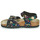 Pantofi Fete Sandale Birkenstock RIO Negru / Multicolor