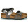Pantofi Fete Sandale Birkenstock RIO Negru / Auriu