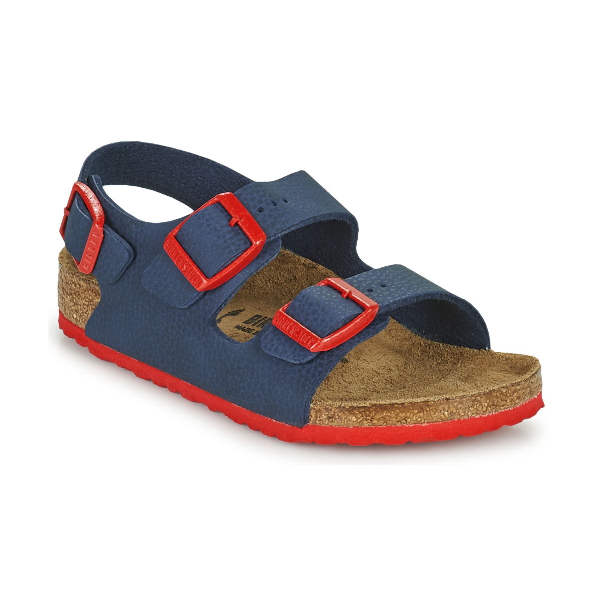 Pantofi Băieți Sandale Birkenstock MILANO Albastru / Roșu