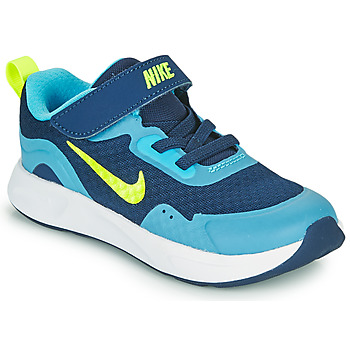 Pantofi Băieți Multisport Nike WEARALLDAY TD Albastru / Verde