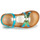Pantofi Fete Sandale Mod'8 CALICOT Turcoaz / Auriu