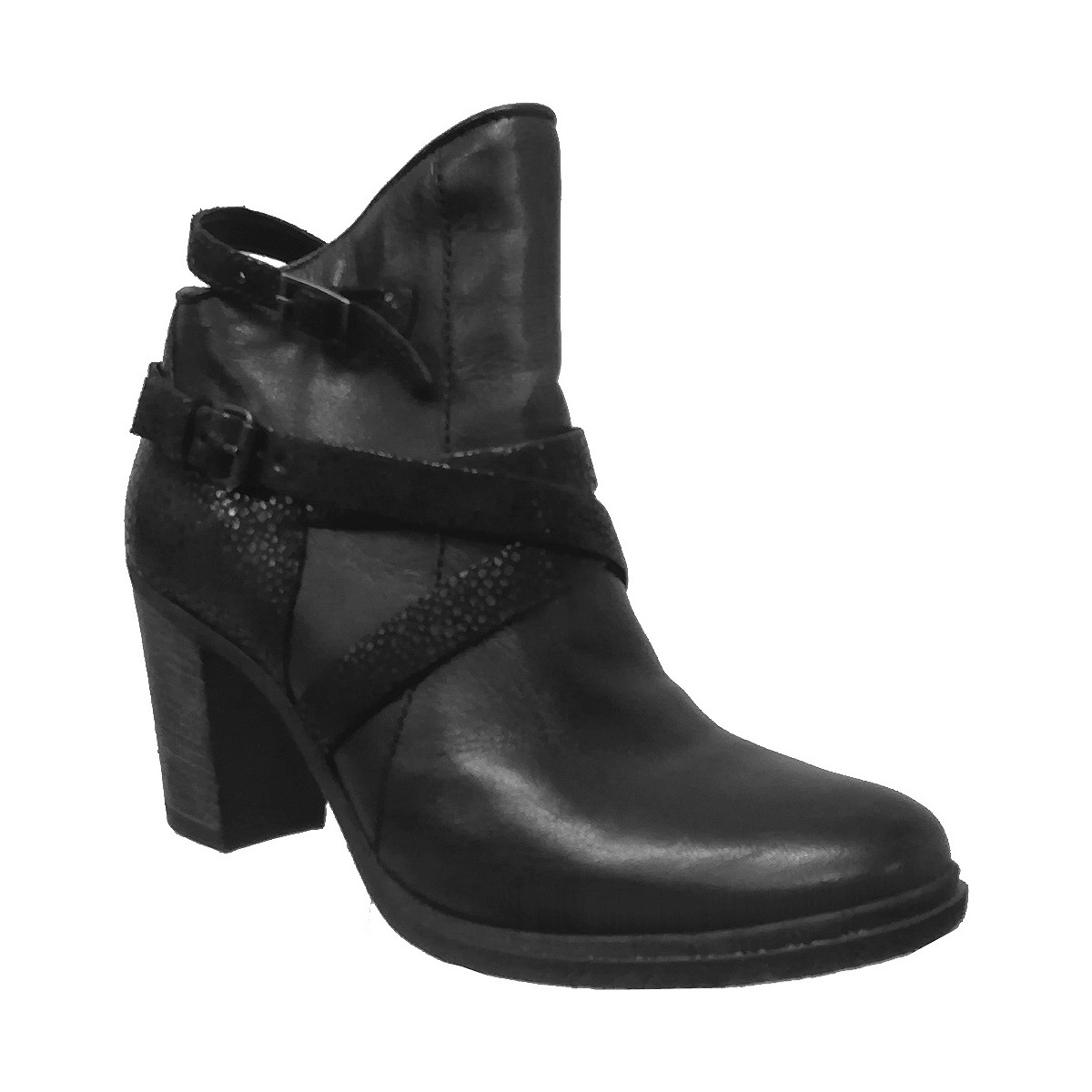 Pantofi Femei Botine Metamorf'Ose SAFORE Negru