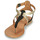Pantofi Femei Sandale Betty London ORIOUL Negru / Auriu
