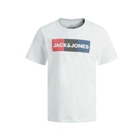 Îmbracaminte Băieți Tricouri mânecă scurtă Jack & Jones JJECORP LOGO PLAY TEE Alb