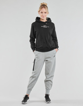 Îmbracaminte Femei Pantaloni de trening Nike NSTCH FLC ESSNTL HR PNT Gri / Negru