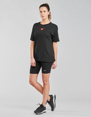 Nike NSESSNTL MR BIKER SHORT Negru / Alb