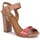 Pantofi Femei Sandale Eva Turner CHANTEVIEL Bronz / Roșu