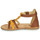 Pantofi Fete Sandale Citrouille et Compagnie GITANOLO Galben / Camel