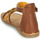 Pantofi Fete Sandale Citrouille et Compagnie GITANOLO Galben / Camel