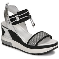 Pantofi Femei Sandale
 NeroGiardini CAMINO Negru / Argintiu