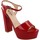 Pantofi Femei Sandale L'amour  roșu