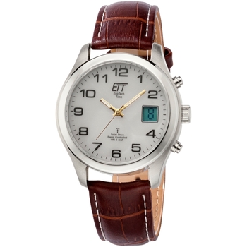 Ceasuri & Bijuterii Bărbați Ceasuri Analogice Ett Eco Tech Time EGS-11333-60L, Quartz, 39mm, 5ATM Argintiu