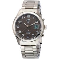 Ceasuri & Bijuterii Bărbați Ceasuri Analogice Ett Eco Tech Time EGS-11332-53M, Quartz, 39mm, 5ATM Argintiu