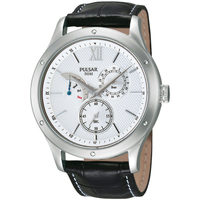 Ceasuri & Bijuterii Bărbați Ceasuri Analogice Pulsar PQ7005X1, Quartz, 43mm, 5ATM Argintiu