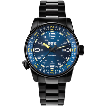 Ceasuri & Bijuterii Bărbați Ceasuri Analogice Traser H3 109523, Automatic, 46mm, 10ATM Negru