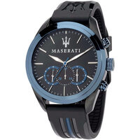 Ceasuri & Bijuterii Bărbați Ceasuri Analogice Maserati R8871612006, Quartz, 45mm, 10ATM Negru