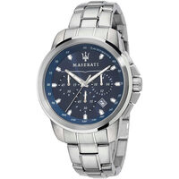 Ceasuri & Bijuterii Bărbați Ceasuri Analogice Maserati R8873621002, Quartz, 44mm, 5ATM Argintiu