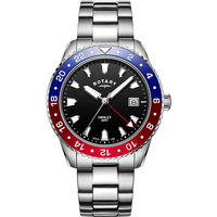 Ceasuri & Bijuterii Bărbați Ceasuri Analogice Rotary GB05108/30, Quartz, 42mm, 10ATM Argintiu