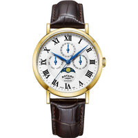 Ceasuri & Bijuterii Bărbați Ceasuri Analogice Rotary GS05328/01, Quartz, 40mm, 5ATM Auriu