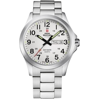 Ceasuri & Bijuterii Bărbați Ceasuri Analogice Swiss Military By Chrono SMP36040.26, Quartz, 42mm, 5ATM Argintiu