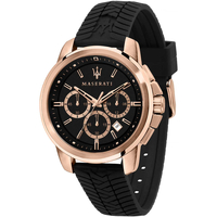 Ceasuri & Bijuterii Bărbați Ceasuri Analogice Maserati R8871621012, Quartz, 44mm, 5ATM Auriu