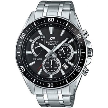 Ceasuri & Bijuterii Bărbați Ceasuri Analogice Casio EFR-552D-1AVUEF, Quartz, 45mm, 10ATM Argintiu
