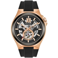 Ceasuri & Bijuterii Bărbați Ceasuri Analogice Bulova 98A177, Automatic, 46mm, 10ATM Auriu