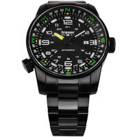 Ceasuri & Bijuterii Bărbați Ceasuri Analogice Traser H3 109522, Automatic, 46mm, 10ATM Negru