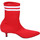 Pantofi Femei Botine Olga Rubini BJ427 roșu
